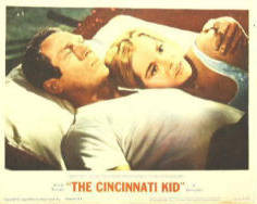 Steve McQueen and Tuesday Weld.  Lobby Card