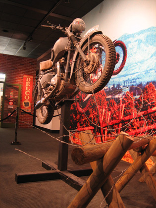 Exact Replica of Steve's TT Special 650 Triumph
Photo courtesy of Petersen Automotive Museum
www.petersen.org