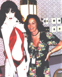 Recent picture of Barbara and the Vampirella mannequin