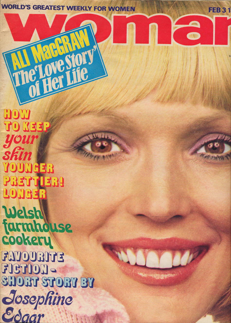 McQueen/MacGraw Article. Cover