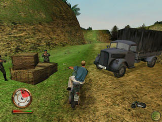 Virgil Hilts escapes into the countryside