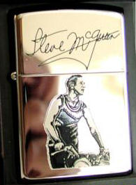 Steve standing next to his motorbike